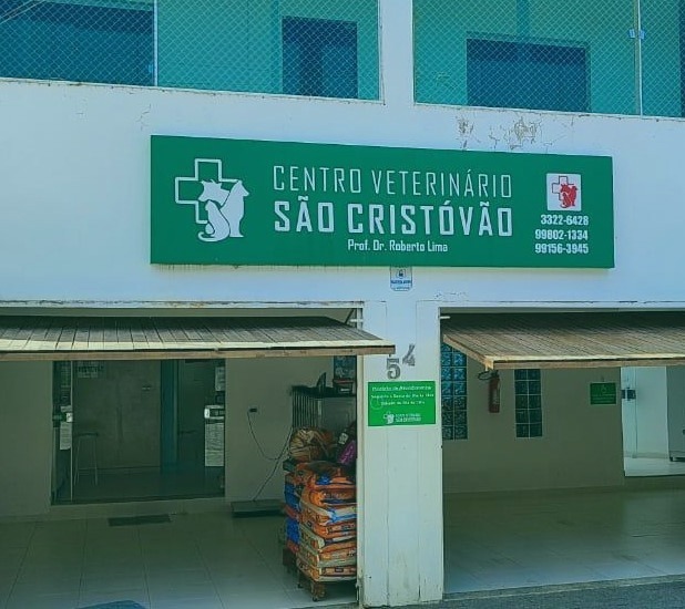 Faixada do Centro Veterinário São Cristóvão